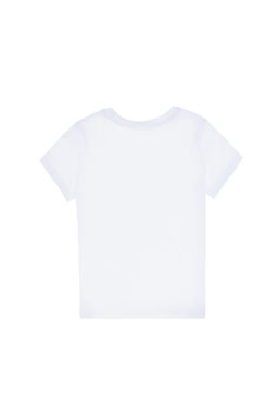 K_z _ocuk Beyaz Basic Ti__rt Sepette S_rpriz _ndirim - U.s. polo assn фото 3