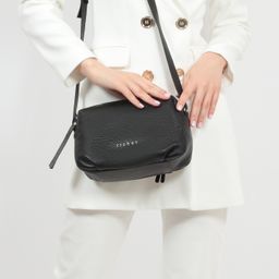 Женская кожаная сумка Richet 2742LN 376 Черный