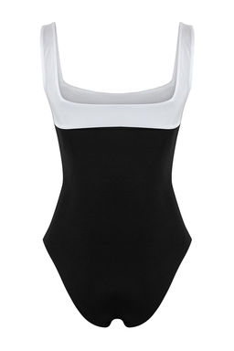 TRENDYOLMILLA Siyah Kare Yaka Regular Mayo TBESS25MA00000  фото 7