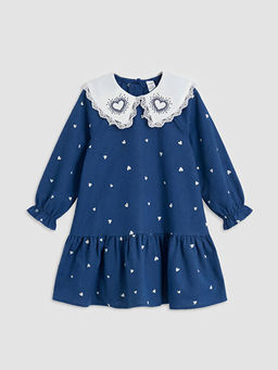 Bebe Yaka Ta?l? K?z ?ocuk F?rf?rl? Elbise