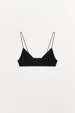 SUJETADOR SEAMLESS TIRANTES / Negro