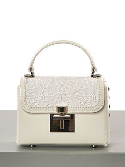 LACCOMA сумка F2100-белый натуральная кожа фото 4