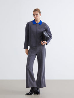 Beli Lastikli Kad?n Triko Pantolon