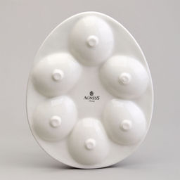 Блюдо для 6 яиц AGNESS SUNDAY 20,5*16*2,5 СМ керамика арт. 358-2314 - Полимербыт фото 2