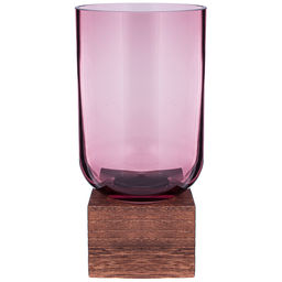 ВАЗА WOODY PURPLE 13*13*25 CM