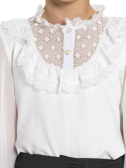 Школьная блузка для девочки О76982 - Карамелли фото 5