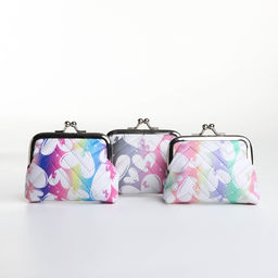 Кошелёк монетница на фермуаре, МИКС