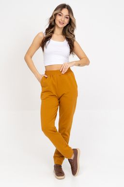 Брюки женские 409L3-32 горчица - Solo mio фото 6