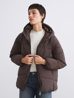 Kap??onlu Oversize Kad?n ?i?me Mont