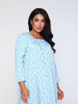 Ночная сорочка женская, цвет голубой