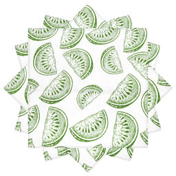 Астурия, белый Комплект столовый 4пр: салфетка сервировочная 45х45см, хлопок Премиум 186г/м2, Домашняя мода (Россия)  фото 2