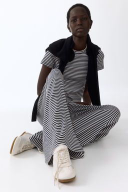 Pantal?n de canal? con cord?n de ajuste - H&m фото 10