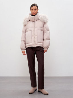 Conso/WDSF 220503 - panna cotta Пуховая Куртка  фото 6