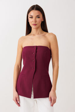 Топ VN fashion 1120 бордовый