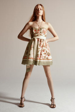Vestido en mezcla de lino - H&m фото 2