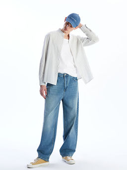 Loose Fit Erkek Jean Pantolon