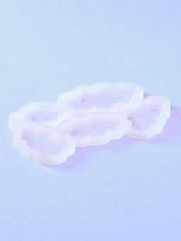 Форма для леденцов «Облачка», силикон, 15×10.5×0.7 см, 5 ячеек, прозрачная