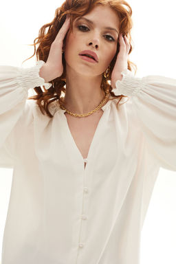 Блуза Golden Valley 2301 молочный фото 3