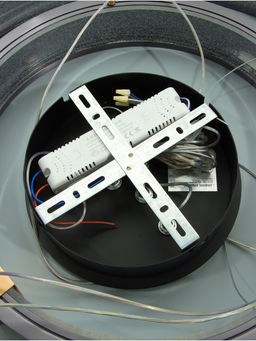 Люстра Emma 168 Вт LED 3000-6000К черный/кофе/золото Ø40+60×100 см