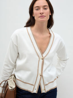 Conso/KCL 240708 - milk/beige Кардиган женский