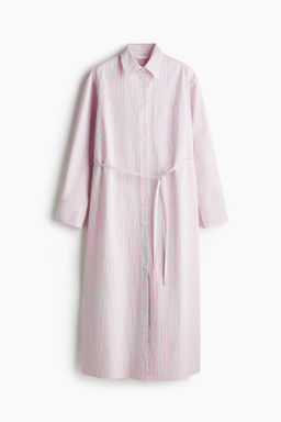 Vestido camisero con cintur?n de anudar