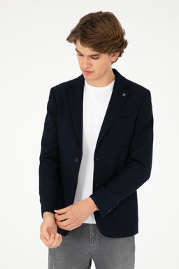 Мужская темно-синяя куртка