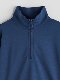 Dik Yaka K?z ?ocuk Soft Touch Sweatshirt ve Tayt