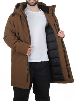 D6211 BROWN Куртка мужская зимняя (200 гр. холлофайбер)