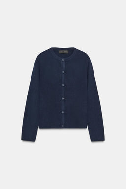 BASIC KNIT CARDIGAN WITH BUTTONS