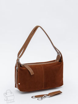 Сумка женская кожаная 6148QF brown Polina&Eiterou