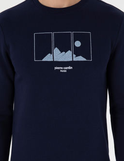 Lacivert Regular Fit Sweatshirt - Pierre cardin фото 6