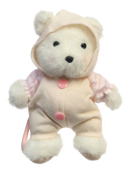 Мягкая игрушка "Мишка в пижаме", 14 см, МИКС