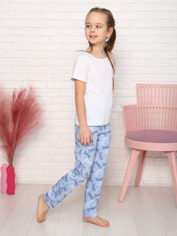 Брюки детские, модель 325, трикотаж (Стрекоза, голубой) - Ивановотекстиль фото 2