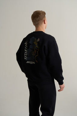 Свитшот Черный ICONIC Sweatshirt - Anta фото 4