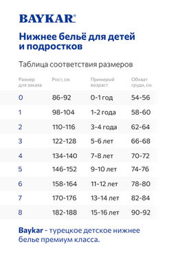 Трусы-боксеры для мальчика 3шт. Baykar