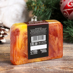 Мыло СПА - уход для бани и сауны Крутого Нового года древесный 80 гр - Банная забава фото 2