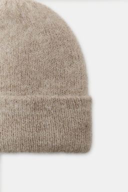 GORRO BEANIE PUNTO VUELTA / Beige - Zara фото 4
