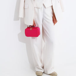 Сумка кросс-боди на молнии, цвет розовый - Simaland фото 8