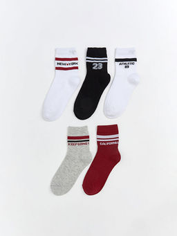 Desenli K?z ?ocuk Soket ?orap 5li