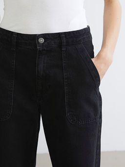 Wideleg Kad?n Jean Pantolon