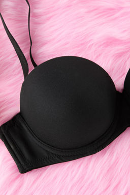TRENDYOLMILLA Siyah Yumusak Dokulu Micro Push Up/Dolgulu T-Shirt Bra Orme Sutyen THMSS25SU00000  фото 7