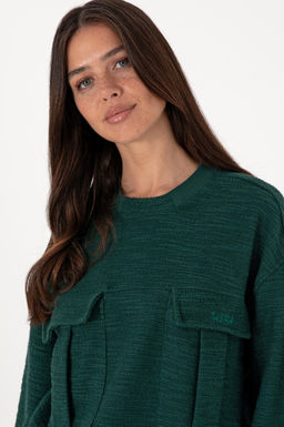 Kad_n Koyu Ye_il Sweatshirt Sepette S_rpriz _ndirim - U.s. polo assn фото 2