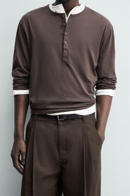 PLEATED WIDE-LEG TROUSERS - Zara фото 5