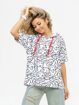 940 Футболка "Белый/микки"