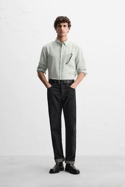 LINEN/COTTON SHIRT - Zara фото 10