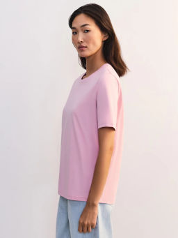 Базовая футболка из хлопка REGULAR0526-92 / Zarina фото 4