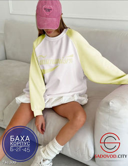 Лонгслив оверсайз без манжета - Bruno фото 5