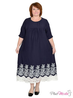 Платье Модель №596 размеры 44-82 - Plusmoda фото 2