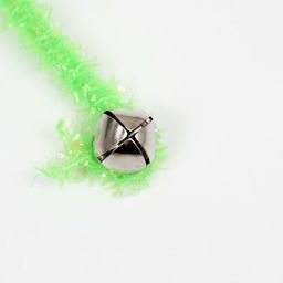 Дразнилка-удочка с блестящей мышью на деревянной ручке, зелёная - Пижон фото 3