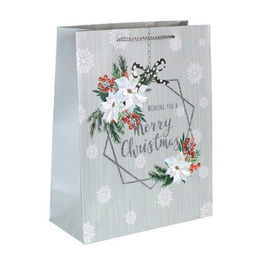 Цена за 12 шт. Пакет подарочный 31х42х12см / 5288ХL /уп 12/300/Новый год - Галеонтрейд фото 3